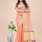 Shree Shyam Fashion Light Pink Gold Organza Silk Saree - Lightweight Luxury for Your Ethnic Moments