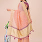 Shree Shyam Fashion Light Pink Gold Organza Silk Saree - Lightweight Luxury for Your Ethnic Moments
