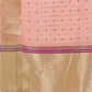 Shree Shyam Fashion Light Pink Gold Organza Silk Saree - Lightweight Luxury for Your Ethnic Moments