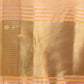Shree Shyam Fashion Elegant Gold Orange Organza Saree with Zari Border | Party Wear Lightweight Saree with Blouse for Women