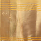 Shree Shyam Fashion Elegant Gold Mustard Organza Saree with Zari Border | Party Wear Lightweight Saree with Blouse for Women