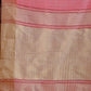 Shree Shyam Fashion Maroon Organza Woven Zari Work Traditional Tassel Saree