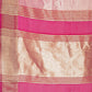 Shree Shyam Fashion Elegant Light Pink & Magenta Organza Saree with Rich Zari Border & Pallu Tassels | Premium Partywear Saree for Women