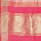 Shree Shyam Fashion Elegant Orange & Pink Organza Saree with Rich Zari Border & Pallu Tassels | Premium Partywear Saree for Women