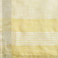 Shree Shyam Fashion Elegant Mehndi Woven Linen Saree with Contrast Zari Border & Tassels - Soft & Breathable Party Wear