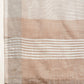 Shree Shyam Fashion Elegant Brown Woven Linen Saree with Contrast Zari Border & Tassels - Soft & Breathable Party Wear