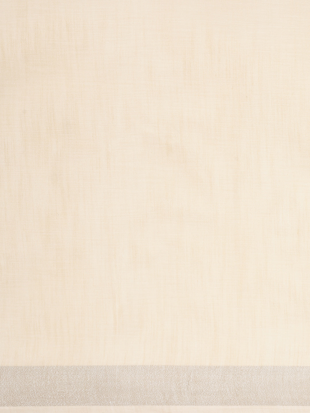 Shree Shyam Fashion Elegant Beige Woven Linen Saree with Contrast Zari Border & Tassels - Soft & Breathable Party Wear