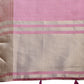 Shree Shyam Fashion Magenta Organza Woven Zari Work Traditional Tassel Saree