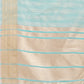 Shree Shyam Fashion Sea Green Organza Woven Zari Work Traditional Tassel Saree