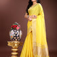 Shree Shyam Fashion Yellow Gold Cotton Ready-to-Wear Saree - Simplicity Meets Effortless Grace