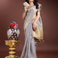 Shree Shyam Fashion Grey Gold Cotton Ready-to-Wear Saree - Simplicity Meets Effortless Grace