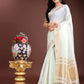 Shree Shyam Fashion Light Green Gold Cotton Ready-to-Wear Saree - Simplicity Meets Effortless Grace