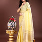 Shree Shyam Fashion Yellow Gold Cotton Ready-to-Wear Saree - Simplicity Meets Effortless Grace