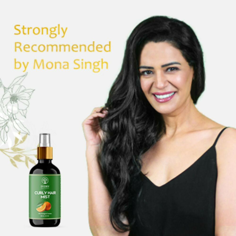 Ivory Natural Curly Hair Mist - Revitalize, Define, And Nourish Your Curly Hair | Swadesiicart