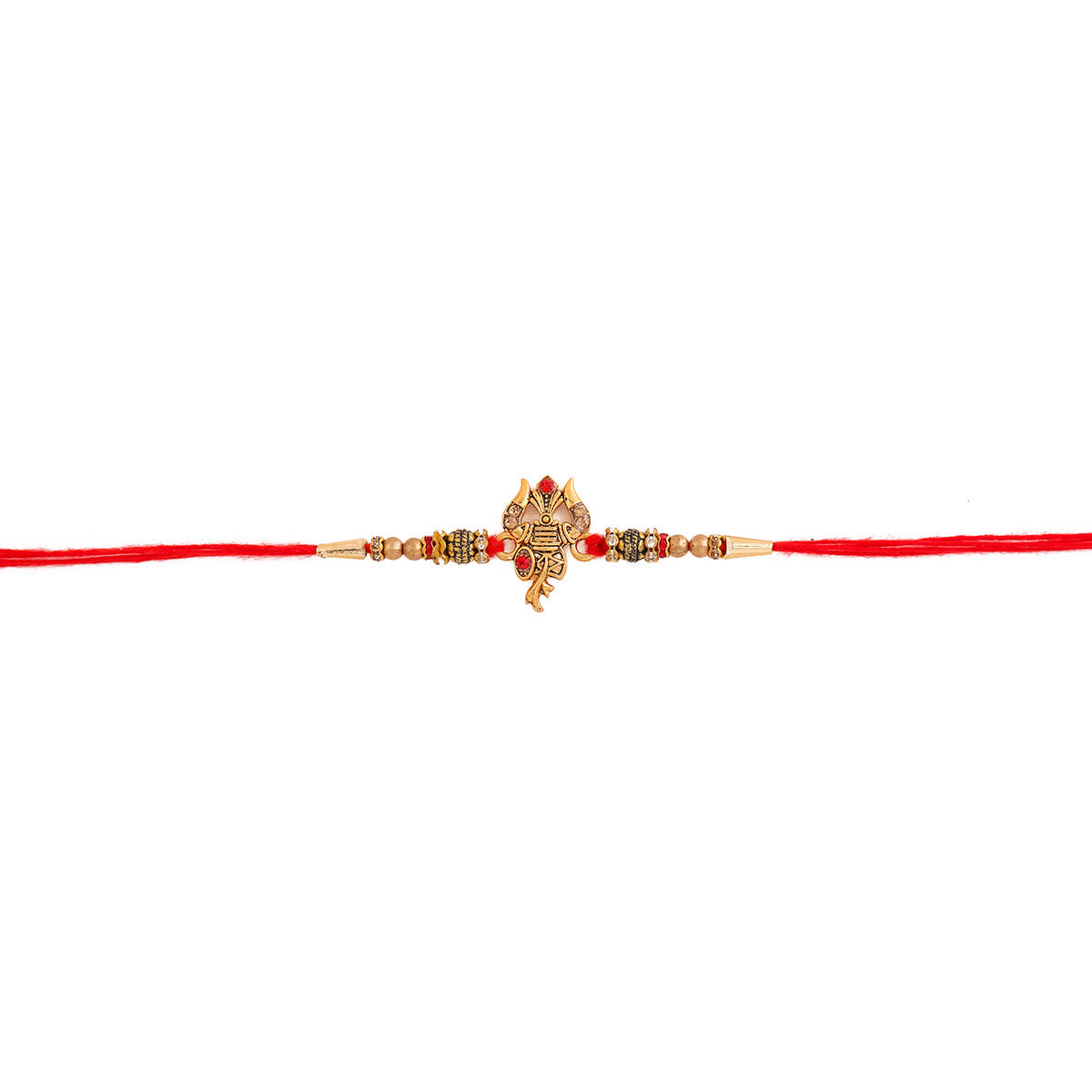 trueBrowns X Voylla Designer Ganesha Rakhi With Roli Chaawal Pack | Swadesiicart