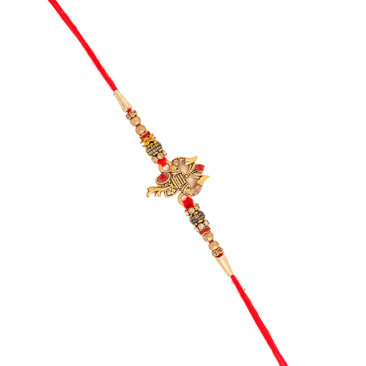 trueBrowns X Voylla Designer Ganesha Rakhi With Roli Chaawal Pack | Swadesiicart