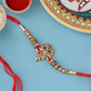 trueBrowns X Voylla Designer Ganesha Rakhi With Roli Chaawal Pack | Swadesiicart