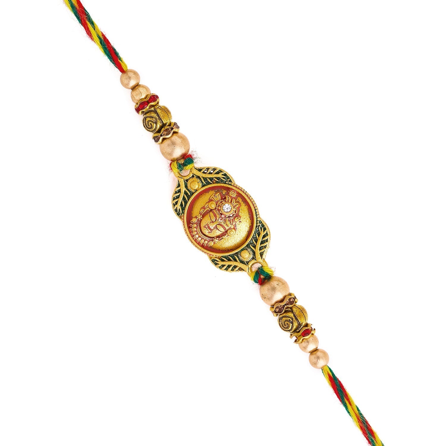 trueBrowns X Voylla Classic Divine Rakhi With Roli Chaawal Pack | Swadesiicart