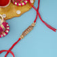 trueBrowns X Voylla Antique Floral Designer Rakhi With Roli Chaawal Pack | Swadesiicart