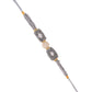 trueBrowns X Voylla Silver Beaded Rakhi With Roli Chaawal Pack | Swadesiicart