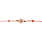 trueBrowns X Voylla Graceful Kundan Rakhi With Roli Chaawal Pack | Swadesiicart