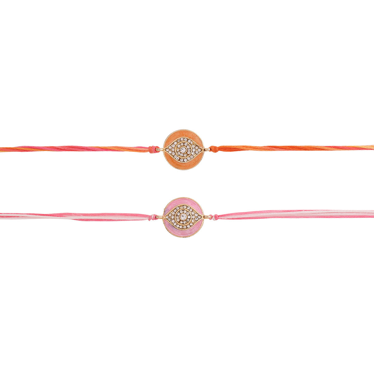 trueBrowns X Voylla Enameled Rakhi Combo Set With Roli Chaawal Pack | Swadesiicart