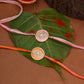 trueBrowns X Voylla Enameled Rakhi Combo Set With Roli Chaawal Pack | Swadesiicart