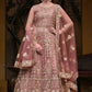 Light Purple Pure Butterfly Net Wedding Wear Anarkali Suit - Emponline | Swadesiicart