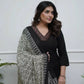 The52 Black Women's Gorgeous Parampara Fabric Embroidered Work Straight Kurta Palazzo and Dupatta Set - Swadesiicart