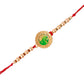 trueBrowns X Voylla Beige Beaded Enamel Rakhi With Roli Chaawal Pack | Swadesiicart