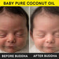 Buddha Natural Baby Coconut Oil Extra Virgin Wood Pressed - Swadesiicart