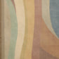 Multicolor Silk Blend Digital Print Striped Saree with Unstitched Blouse - Hiral Fashion | Swadesiicart