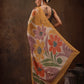 Multicolor Silk Blend Digital Print Floral Saree with Unstitched Blouse - Hiral Fashion | Swadesiicart