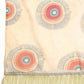 Beige Silk Blend Digital Print Geomatric Saree with Unstitched Blouse - Hiral Fashion | Swadesiicart