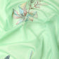 Green Silk Blend Digital Print Floral Saree with Unstitched Blouse - Hiral Fashion | Swadesiicart