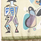 Olive Silk Blend Digital Print Warli Saree with Unstitched Blouse - Hiral Fashion | Swadesiicart