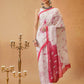 Hiral Fashion Pink Bollywood Mul Cotton Abstract Digital Printed Saree | Swadesiicart