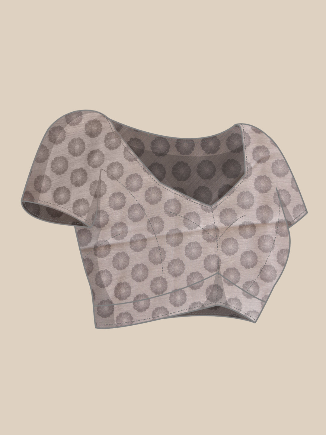 Hiral Fashion Brown Bollywood Mul Cotton Floral Digital Printed Saree | Swadesiicart
