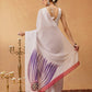 Hiral Fashion Off White Bollywood Mul Cotton Abstract Digital Printed Saree | Swadesiicart