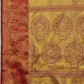 Green Pure Silk Woven Zari Design Floral Saree with Unstitched Blouse - Hiral Fashion | Swadesiicart