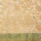 Green Tissue Silk Woven Zari Design Floral Saree with Unstitched Blouse - Hiral Fashion | Swadesiicart