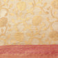 Pink Tissue Silk Woven Zari Design Floral Saree with Unstitched Blouse - Hiral Fashion | Swadesiicart