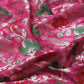 Magenta Brocade Woven Zari Design Floral Saree with Unstitched Blouse - Hiral Fashion | Swadesiicart