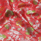 Red Brocade Woven Zari Design Floral Saree with Unstitched Blouse - Hiral Fashion | Swadesiicart