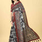 Multicolor Cotton Blend Printed Floral Saree with Unstitched Blouse - Hiral Fashion | Swadesiicart