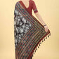 Multicolor Cotton Blend Printed Floral Saree with Unstitched Blouse - Hiral Fashion | Swadesiicart
