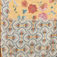 Peach Cotton Blend Printed Floral Saree with Unstitched Blouse - Hiral Fashion | Swadesiicart