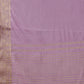 Purple Pure Viscose Chinon Zari Woven Solid Saree with Unstitched Blouse - Hiral Fashion | Swadesiicart