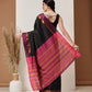 Hiral Fashion Black Banarasi Art Silk Solid Saree | Swadesiicart