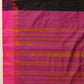 Hiral Fashion Black Banarasi Art Silk Solid Saree | Swadesiicart